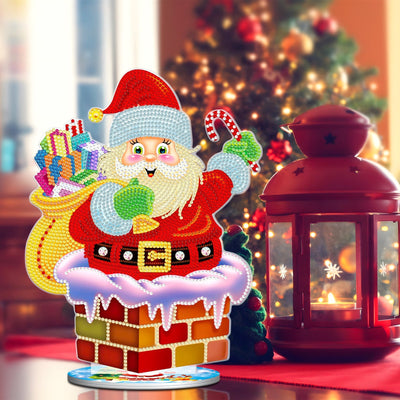 Décoration de Noël en diamond painting