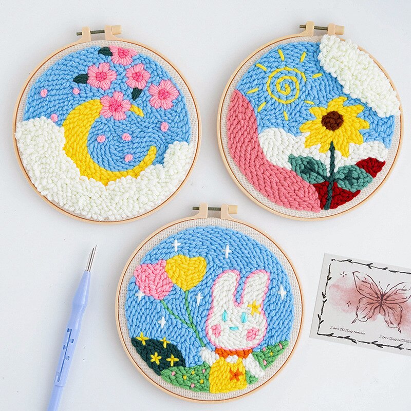 Yellow Tulips - Punch Needle Kit