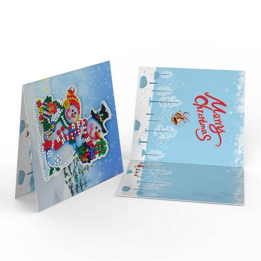 Diamond Painting Weihnachtskarten [8er-Pack]