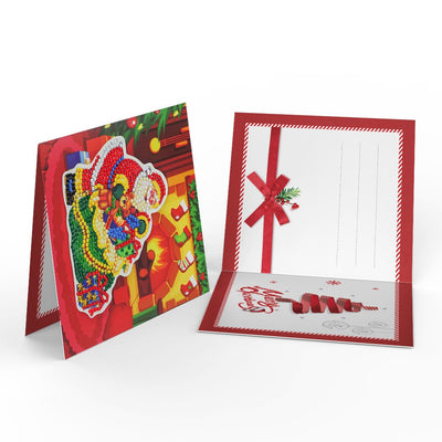Diamond Painting Weihnachtskarten [8er-Pack]