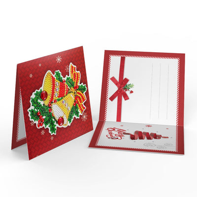 Diamond Painting Weihnachtskarten [8er-Pack]