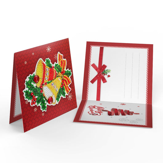Diamond Painting Weihnachtskarten [8er-Pack]