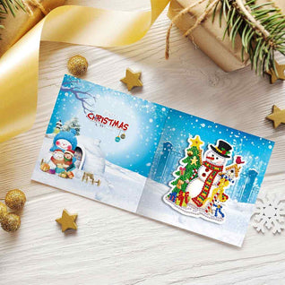 Diamond Painting Weihnachtskarten [8 Stück]