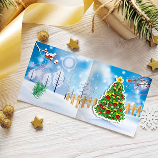 Diamond Painting Weihnachtskarten [8 Stück]