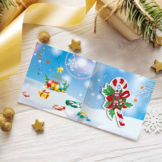 Diamond Painting Weihnachtskarten [8 Stück]