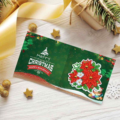 Diamond Painting Christmas Cards [8 Pack]
