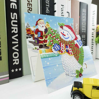 Diamond Painting Weihnachtskarten [8 Stück]
