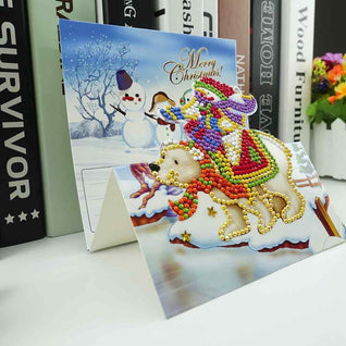 Diamond Painting Weihnachtskarten [8 Stück]