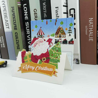Diamond Painting Weihnachtskarten [8 Stück]