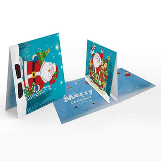 Diamond Painting Weihnachtskarten [8er-Pack]
