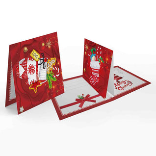 Diamond Painting Weihnachtskarten [8er-Set]