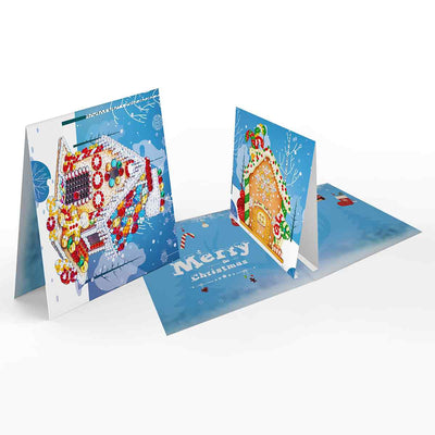 Diamond Painting Weihnachtskarten [8er-Set]