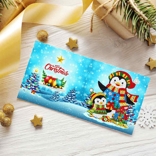 Diamond Painting Weihnachtskarten [8er-Set]