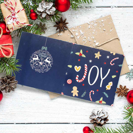 Diamond Painting Christmas Cards [8 Pack]