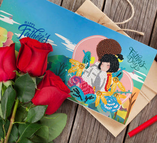 Diamond Painting Weihnachtskarten [8er-Pack]