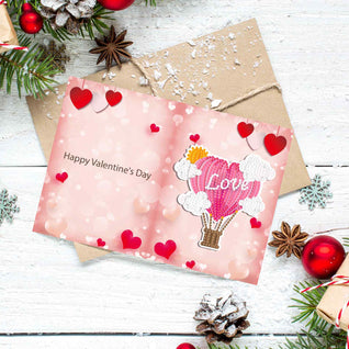 Diamond Painting Weihnachtskarten [8er-Pack]