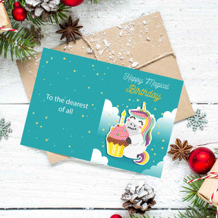Diamond Painting Weihnachtskarten [8er-Pack]