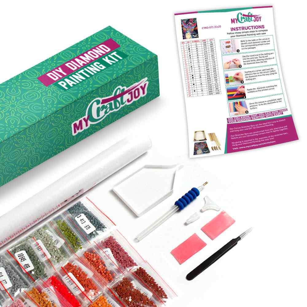 Zebra - DIY Diamond Painting Kit