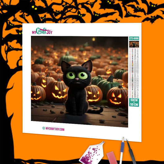 Halloween - Kit de broderie diamant à faire soi-même
