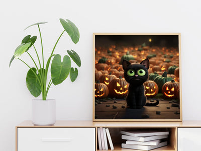 Halloween - Kit de broderie diamant à faire soi-même