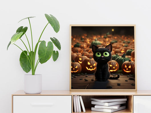 Halloween - Kit de broderie diamant à faire soi-même