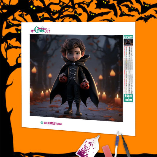 Halloween - Kit de broderie diamant à faire soi-même