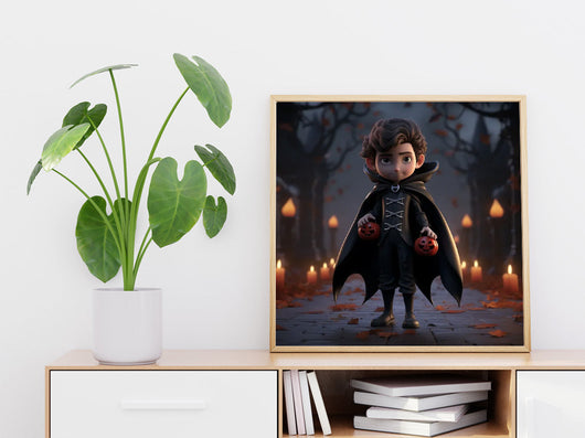 Halloween - Kit de broderie diamant à faire soi-même