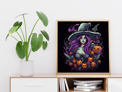 Halloween - Kit de broderie diamant à faire soi-même