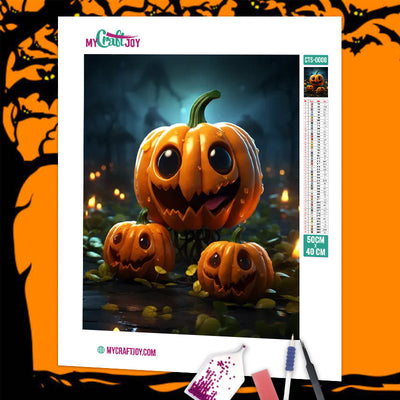 Halloween - Kit de broderie diamant à faire soi-même