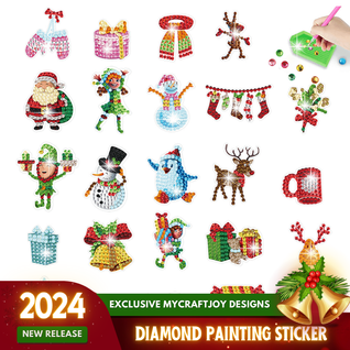 Weihnachtsaufkleber [Einzelpackung]