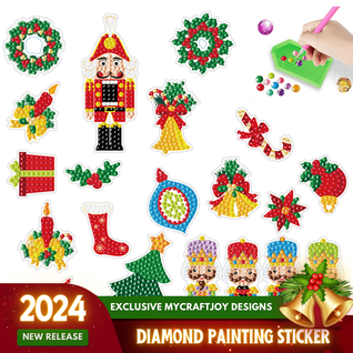 Weihnachtsaufkleber [Einzelpackung]