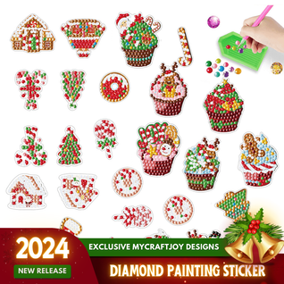 Weihnachtsaufkleber [Einzelpackung]