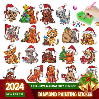 Weihnachtsaufkleber [Einzelpackung]