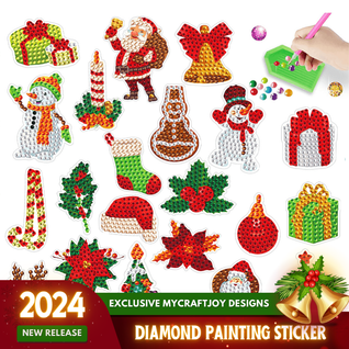 Weihnachtsaufkleber [Einzelpackung]
