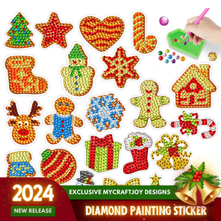 Weihnachtsaufkleber [Einzelpackung]