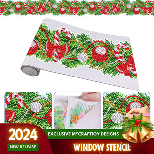 Weihnachtsfensterschablone
