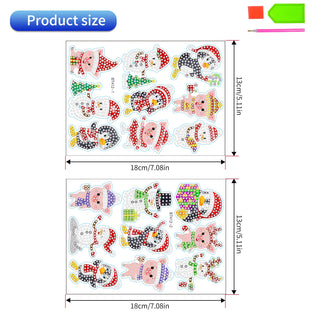 Weihnachtsaufkleber [Einzelpackung]