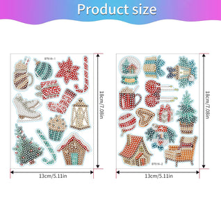 Weihnachtsaufkleber [Einzelpackung]