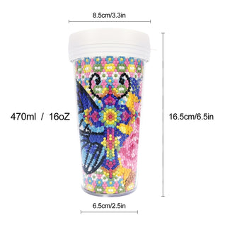 Diamond Painting Trinkflasche