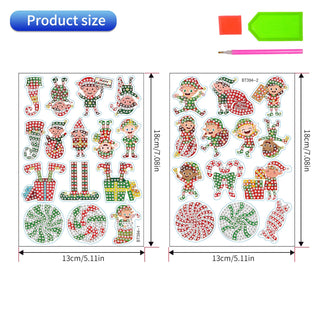 Weihnachtsaufkleber [Einzelpackung]