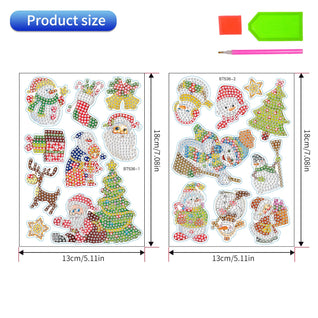 Weihnachtsaufkleber [Einzelpackung]