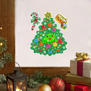 Weihnachtsfensterschablone