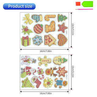 Weihnachtsaufkleber [Einzelpackung]