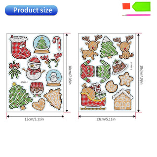 Weihnachtsaufkleber [Einzelpackung]