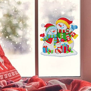 Weihnachtsfensterschablone