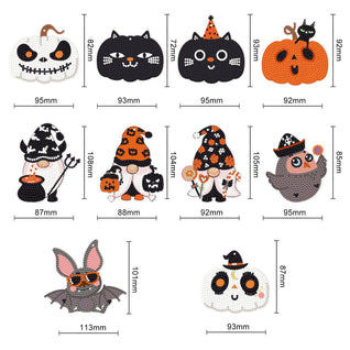 Halloween - Diamond Painting Hanging Wall Decor [10 PCS]