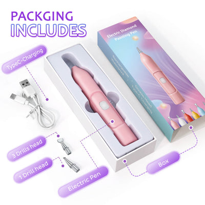 EzyPen - Electric Diamond Painting Pen with Vacuum Technology
